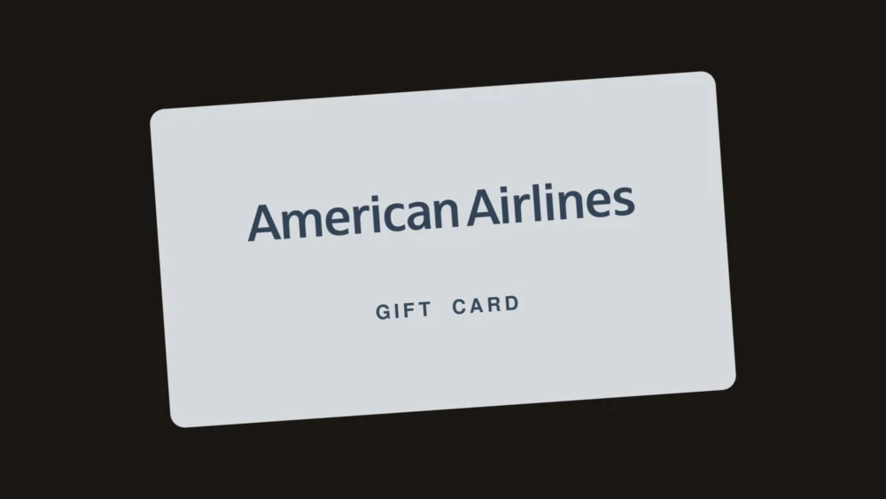 American Airlines gift card