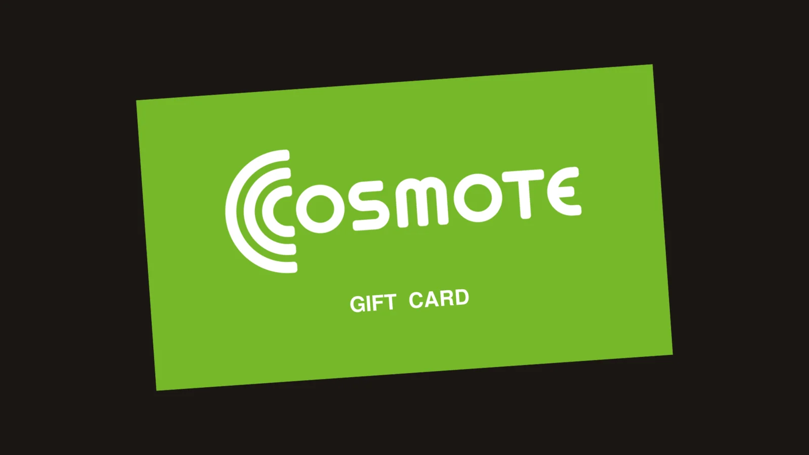 Carte-cadeau COSMOTE