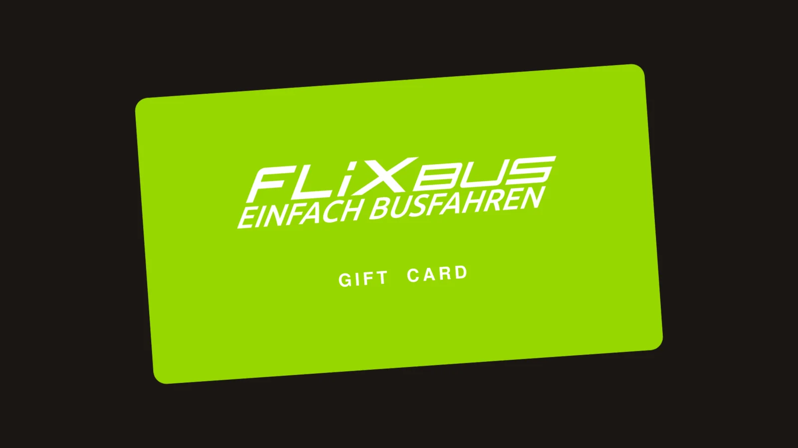 FlixBus गिफ्ट कार्ड