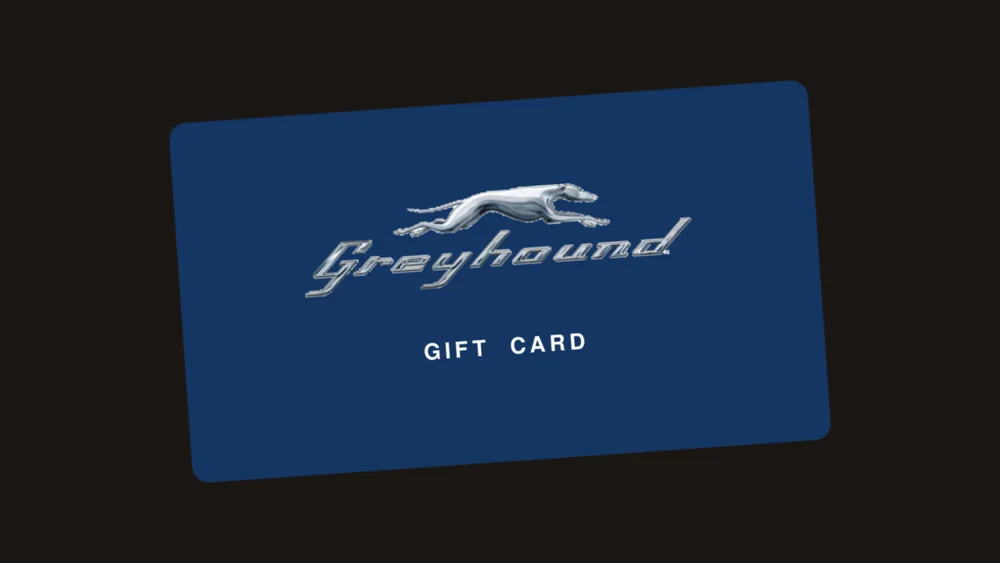Greyhound gift card
