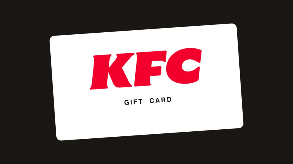 KFC gift card
