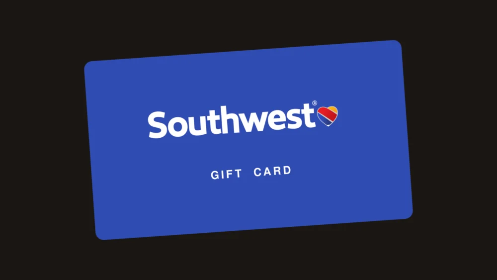 Southwest Airlines gift card