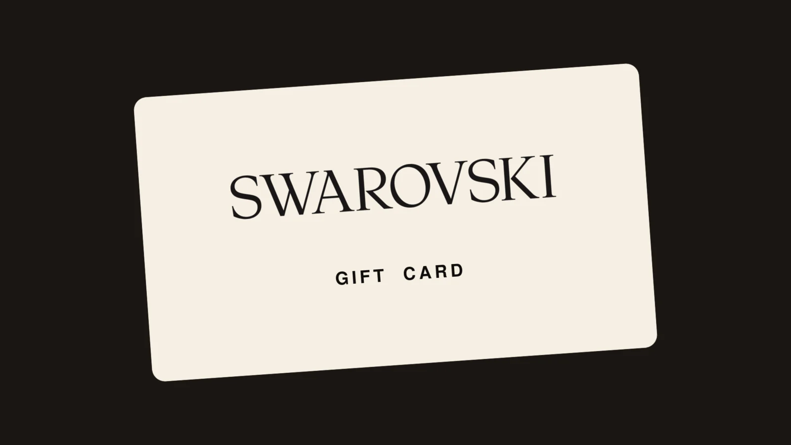 Swarovski गिफ्ट कार्ड