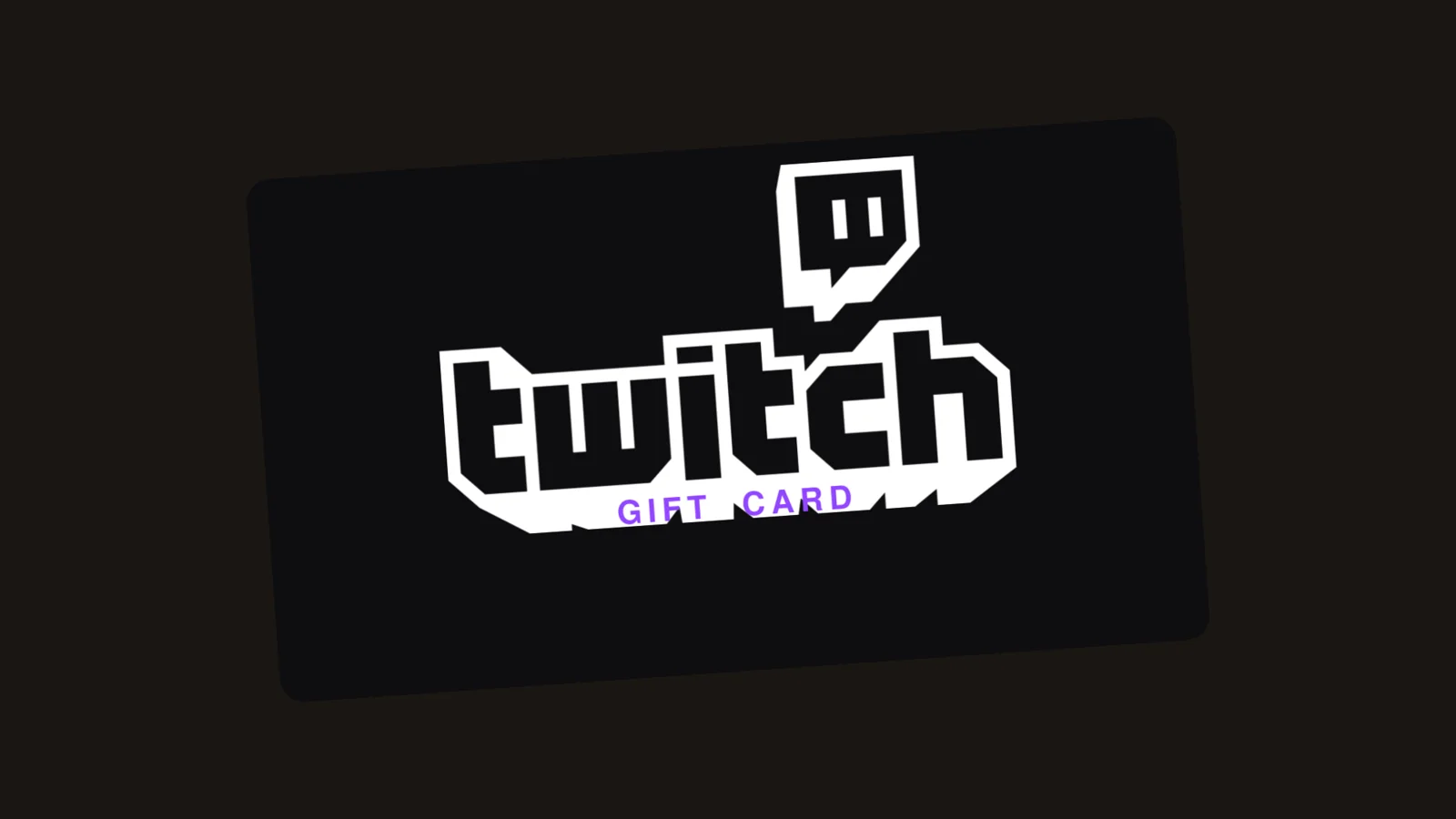 Twitch गिफ्ट कार्ड