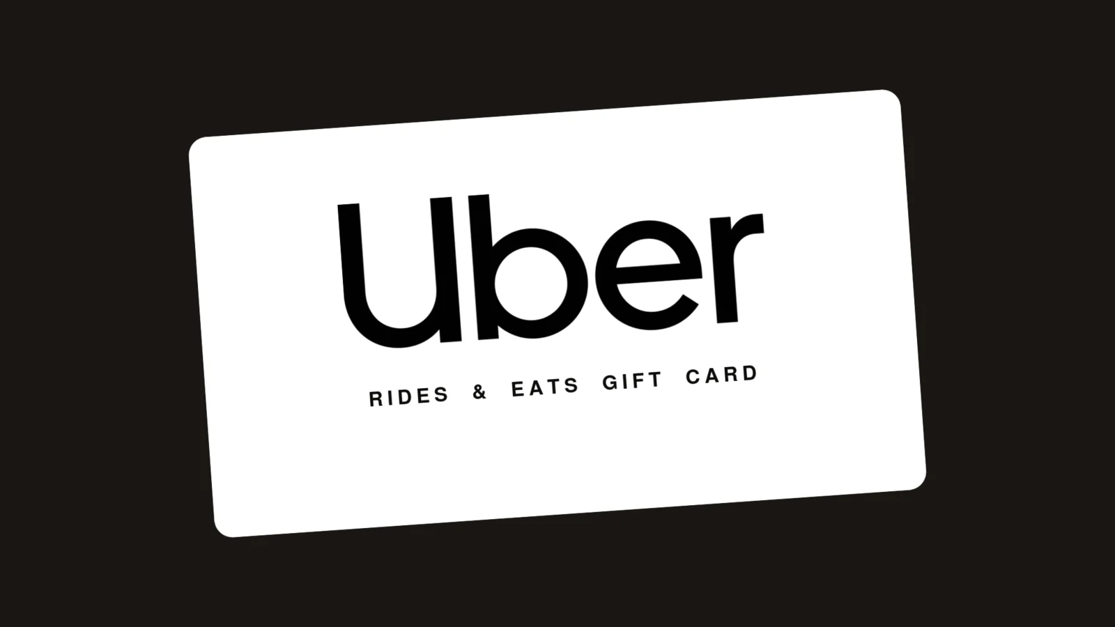 Uber & Uber Eats गिफ्ट कार्ड