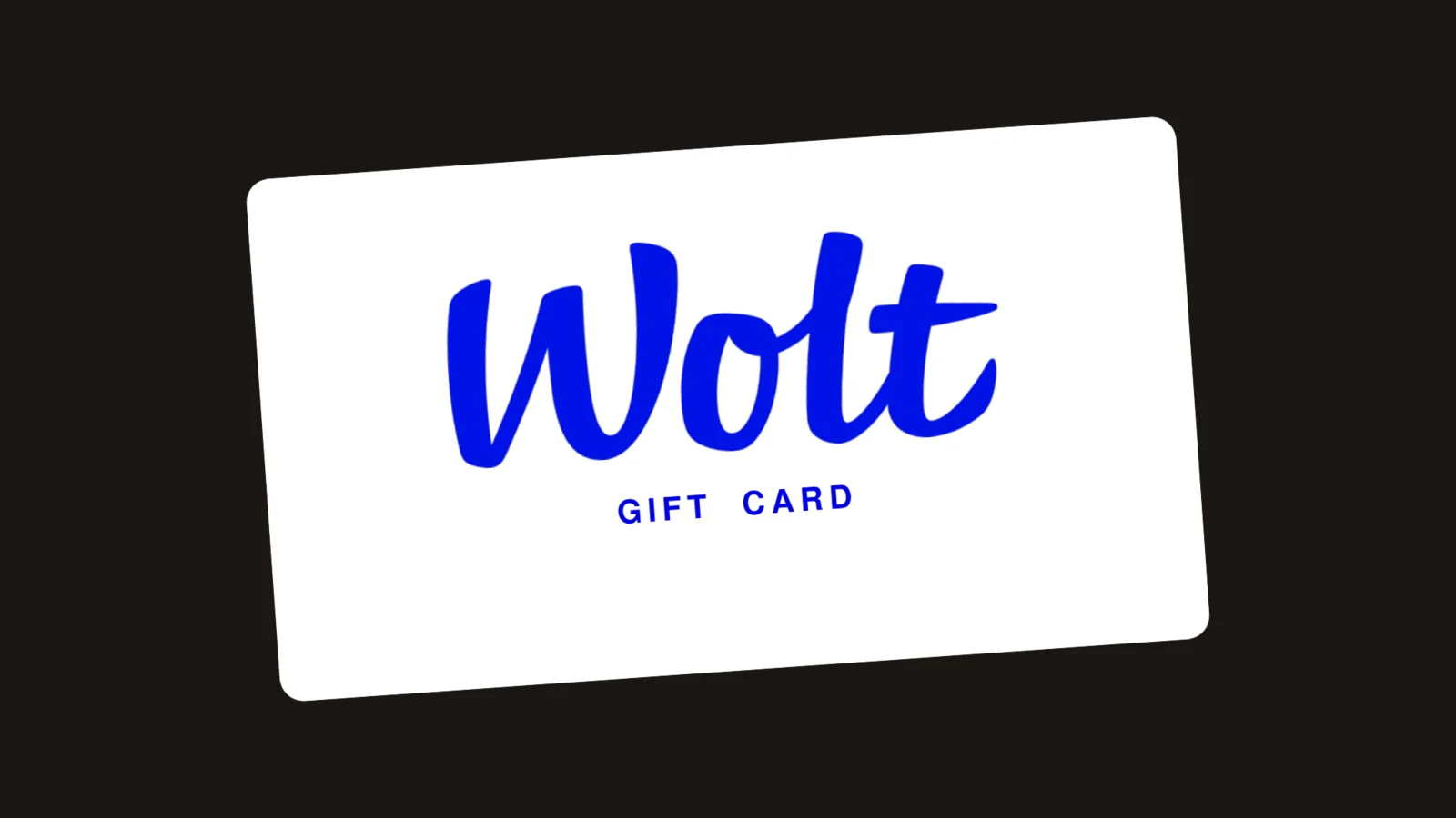 Wolt गिफ्ट कार्ड